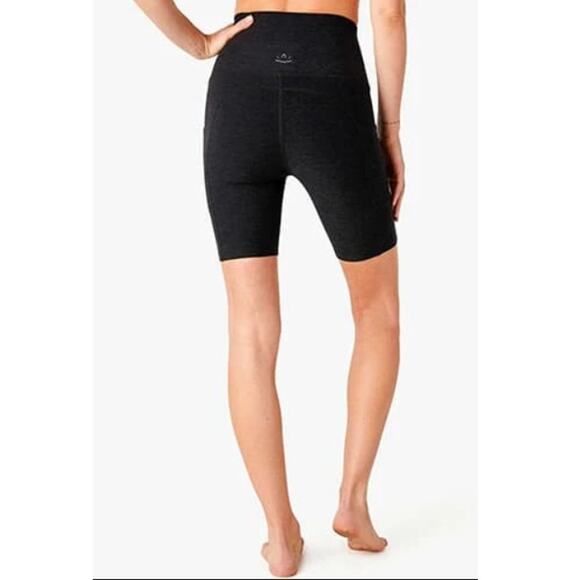 Beyond Yoga Women's Darkest Night Spacedye High Waisted Biker Shorts Size S - Picture 2 of 8